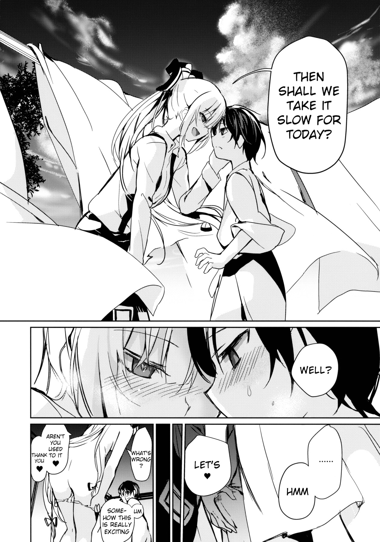 Hentai Manga Comic-A Story Where Mokou Onee-chan Does It With A Shota 7-Read-7